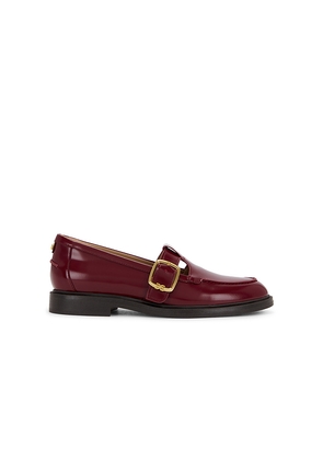 Sam Edelman Elaina Loafer in Burgundy. Size 7. Also in 7.5, 9.