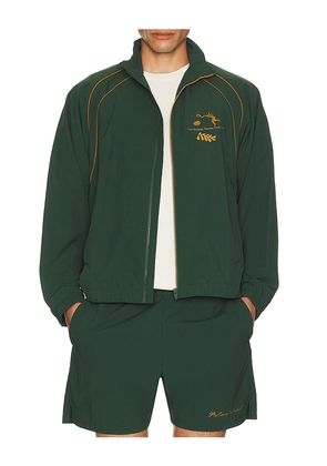 Palmes Track Jacket in Dark Green. Size M. Also in S.