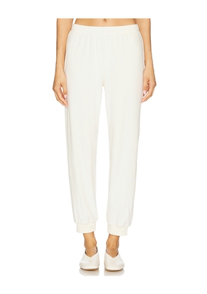 Splits59 Rhys Velour Jogger in Cream. Size M. Also in XS.