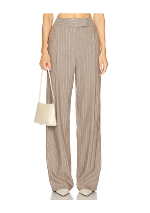 The Sei Boyfriend Trouser in Taupe. Size 2. Also in 6.