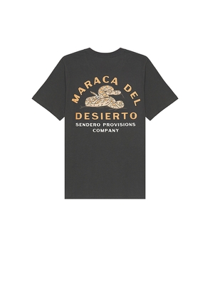 Sendero Provisions Co. Rattlesnake Tee in Black. Size M. Also in XL/1X.