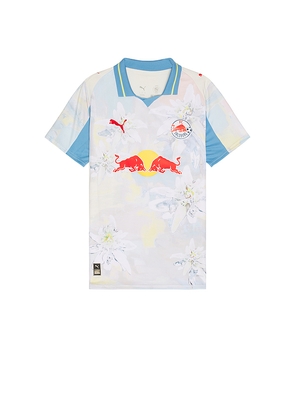 Puma Select x Kidsuper Jersey Replica in White,Baby Blue. Size S. Also in XL/1X.