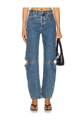 Still Here Cowgirl Straight Jeans in Blue. Size 23. Also in 29, 31.