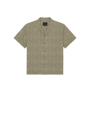 Rails Tyler Camp Collar Shirt in Sage. Size M. Also in S.