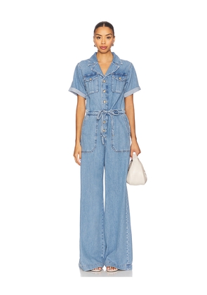 PAIGE Rumi Jumpsuit in Blue. Size 12. Also in 2, 6, 8.