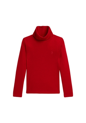 Polo Ralph Lauren Long Sleeve Knit Turtleneck Pullover in Red. Size 3. Also in 4, 5.