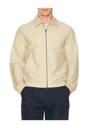Theory Full Zip Blouson in Cream. Size M. Also in XL/1X.