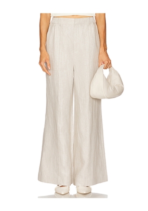 REVOLVE x JJ Wide-Leg Pants in Light Grey. Size M. Also in S.