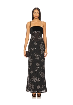 SAU LEE Celeste Gown in Black. Size 0. Also in 00, 12, 2, 4, 6, 8.