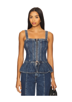 Seventy + Mochi Mila Top in Blue. Size M. Also in S, XS, XXS.