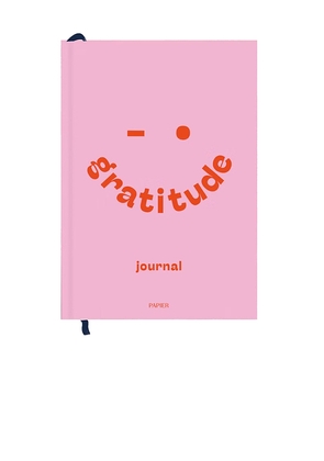 Papier Gratitude Attitude Hardcover Journal in Pink.
