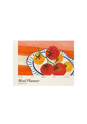 Papier La Dolce Vita Meal Planner in Orange.