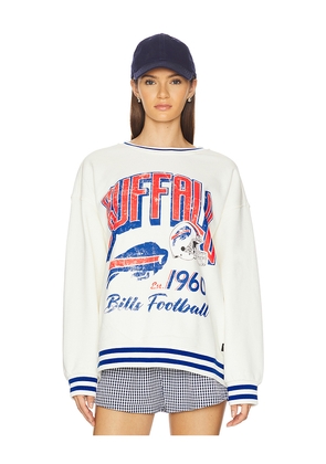 The Wild Collective Buffalo Bills Crewneck in Cream. Size S. Also in XS.