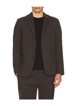 Theory Clinton Motion Blazer in Brown. Size 40. Also in 42, 44, 46.