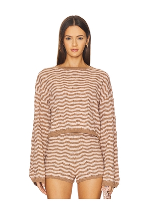 PQ Palmer Top in Brown. Size M/L. Also in XS/S.