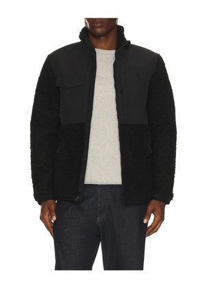 Polo Ralph Lauren Bonded Hi-Pile Full Zip Hybrid Jacket in Black. Size L. Also in M, S, XL/1X.