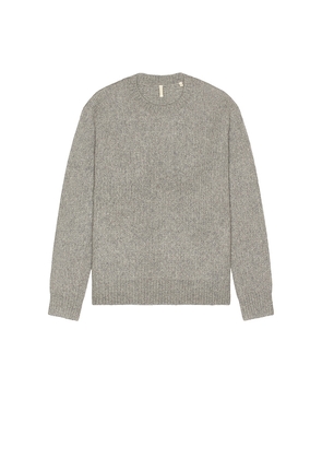Sunflower Yak Sweater in Light Grey. Size S. Also in XL/1X, XXL/2X.