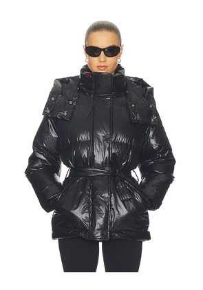 Perfect Moment Cortina Ski Parka in Black. Size L. Also in M, S.