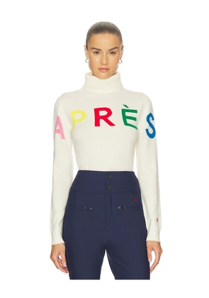 Perfect Moment Apres Sweater II in White. Size L. Also in M, S, XL, XS.