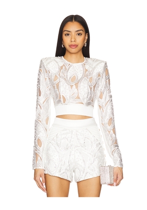 Zhivago Belle Fleur Top in White. Size 4. Also in 6.