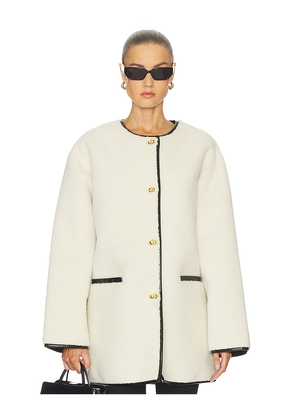 Tularosa Kelly Coat in Cream. Size L. Also in M, S, XL, XS, XXS.