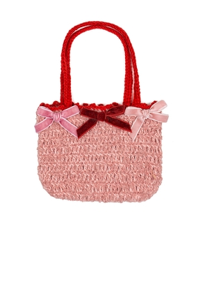 Wild Wawa Crochet Purse in Pink.