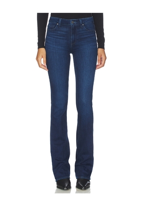 PAIGE High Rise Manhattan Boot Jeans in Blue. Size 24. Also in 26, 27, 29, 30, 31, 32, 33, 34.