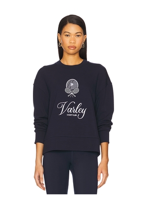 Varley Rasco Namesake Sweatshirt in Navy. Size L. Also in S, XL.