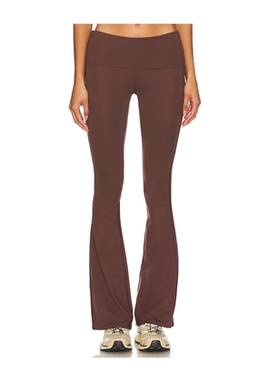 WellBeing + BeingWell LoungeWell Light Hawley Foldover Pant in Brown. Size L. Also in XL.