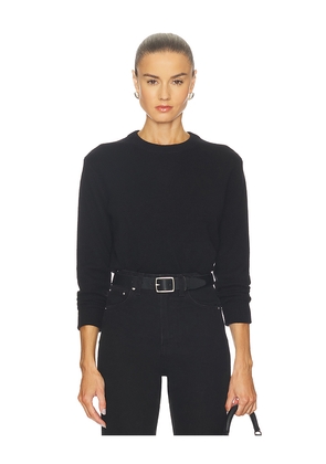 Soft Goat Classic Crewneck in Black. Size L. Also in M, S, XS.