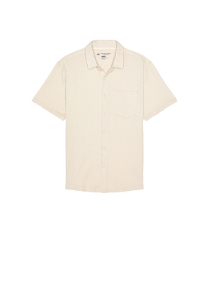 Vintage Summer Performance Seersucker Shirt in Tan. Size M. Also in S, XXL/2X.