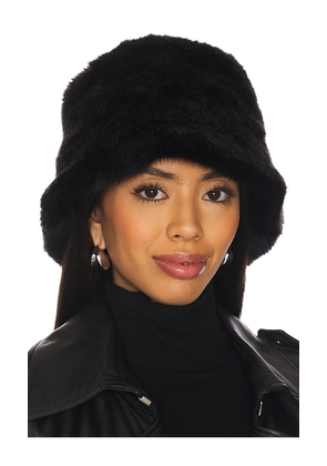 Unreal Fur Yeoman Bucket Hat in Black. Size M/L. Also in .