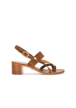 Veronica Beard Elodie Heel in Brown. Size 6. Also in 8, 8.5.