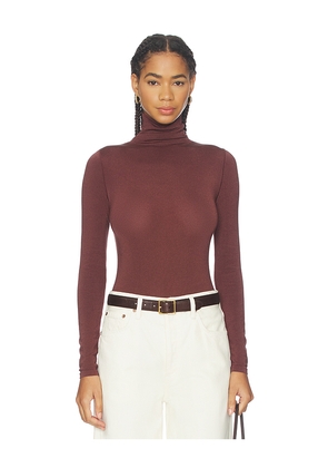 Wolford Colorado String Bodysuit in Rust. Size M. Also in S, XS.