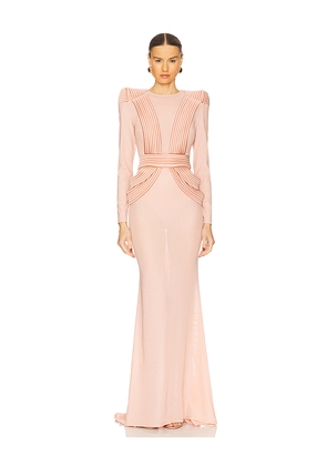 Zhivago Empty Streets Gown in Blush. Size 0. Also in 6.