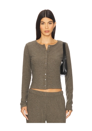 Velvet by Graham & Spencer Raya Cardigan in Olive. Size L. Also in S.