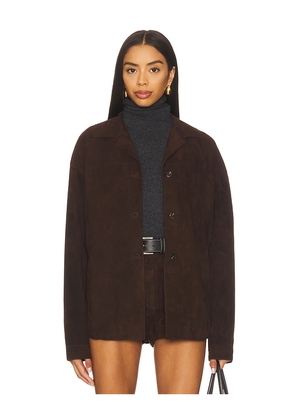 ZUT Meydan Jacket in Chocolate. Size L. Also in M, S, XS.