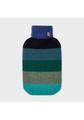Paul Smith Blue Multistripe Lambswool Hot Water Bottle Cover