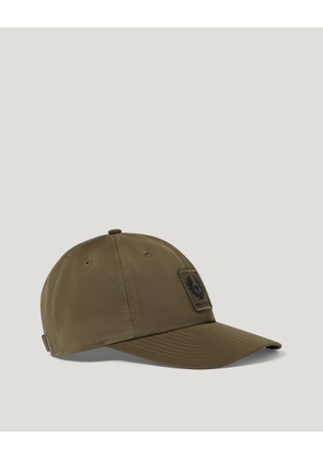 Belstaff Ripple Shell Cap Unisex's Nylon Shell True Olive Size One Size