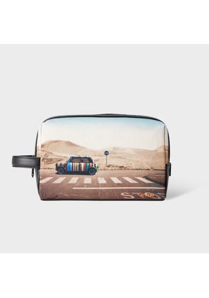 Paul Smith Recycled Polyester 'Desert Mini' Wash Bag Multicolour