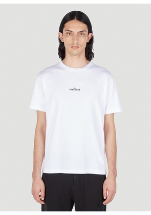 Stone Island Logo Print T-shirt - Man T-shirts White Xl