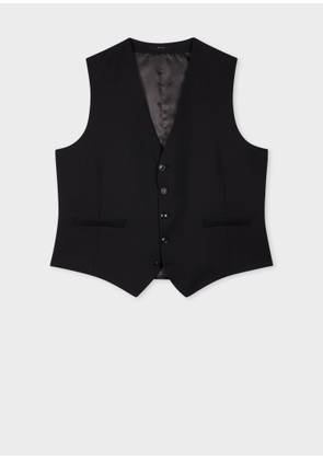Paul Smith A Suit To Travel In - Black Wool Waistcoat