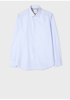 Paul Smith Tailored-Fit Light Blue End-On-End Cotton Shirt