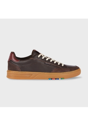 PS Paul Smith Dark Brown Leather 'Hillstar' Trainers