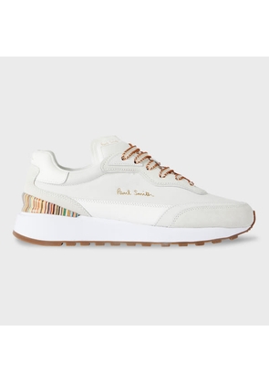Paul Smith White Leather 'Aston' Trainers