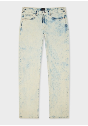 PS Paul Smith Relaxed Tapered-Fit White Bleach-Wash Jeans