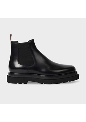 Paul Smith Black Leather 'Beard' Boots
