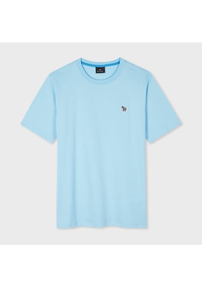 PS Paul Smith Light Blue Organic Cotton Zebra Logo T-Shirt