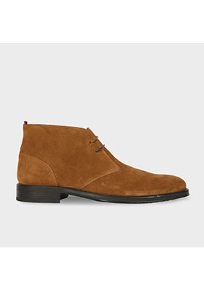 PS Paul Smith Tan Suede 'Wilbur' Boots Brown