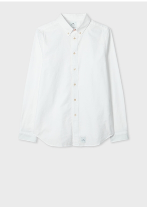 PS Paul Smith Tailored-Fit White Button-Down Oxford Shirt
